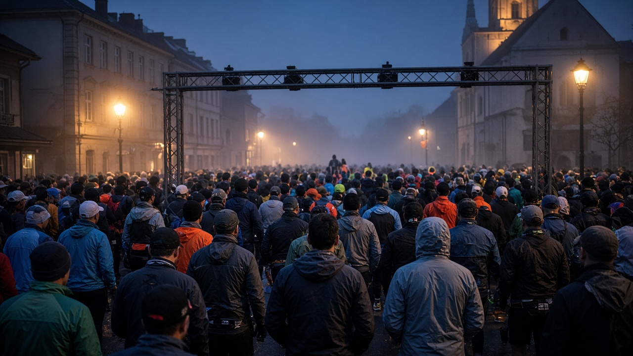 Morning nerves at the start